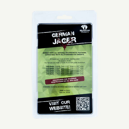 Pack of 3 Broadhead German Jager