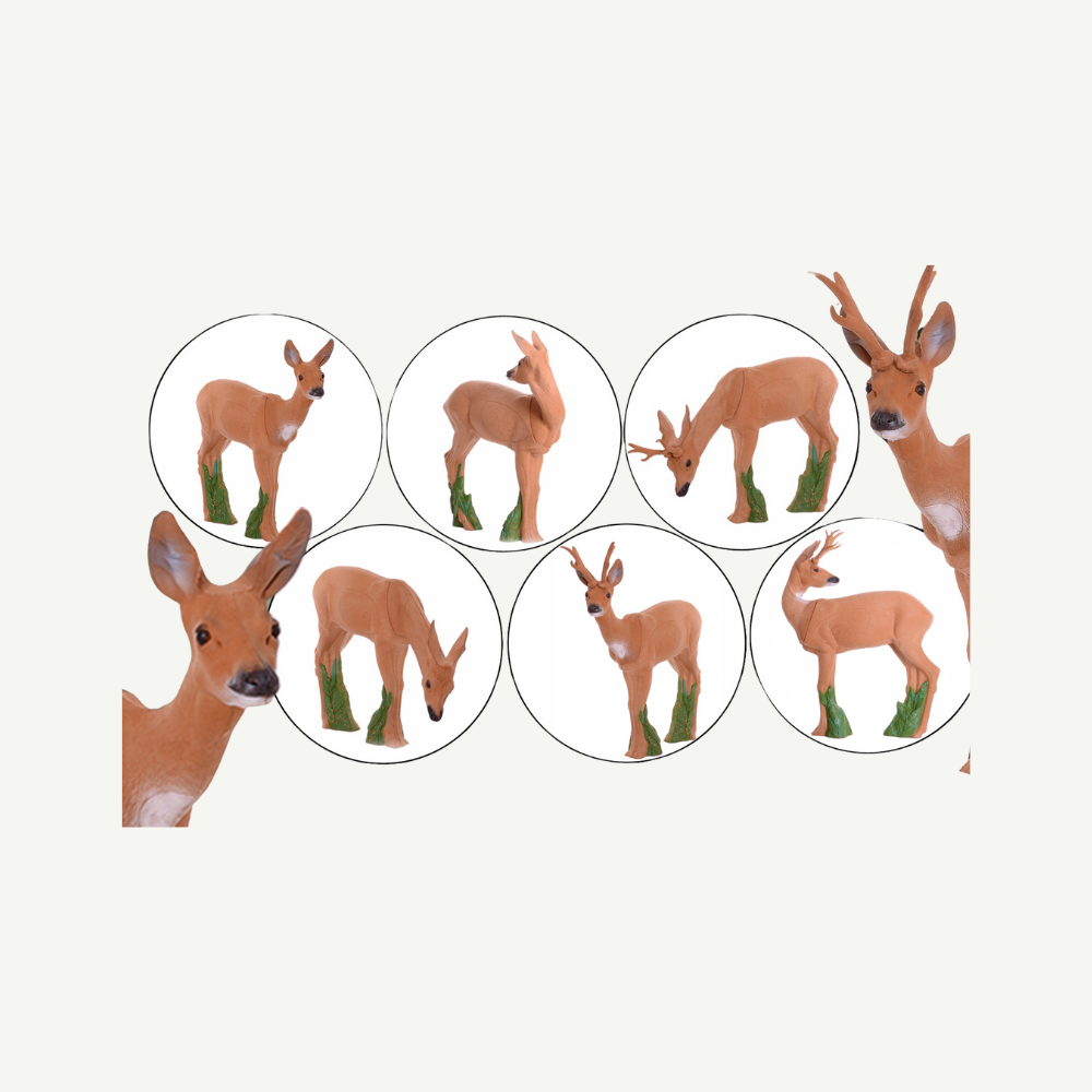 IBB 3D Target deer group, big 3+3