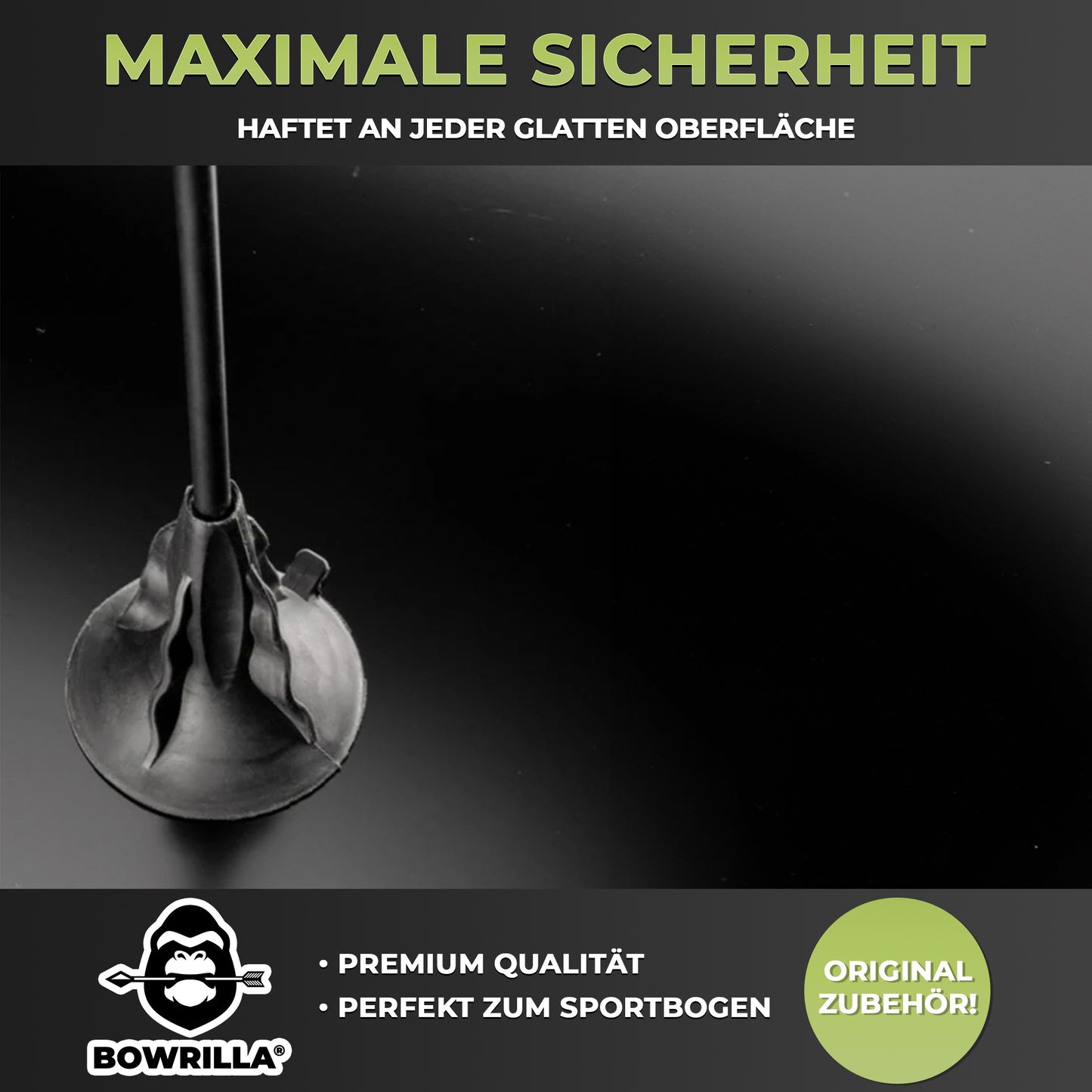 BOWRILLA 6er Set Pfeile mit Saugnapf