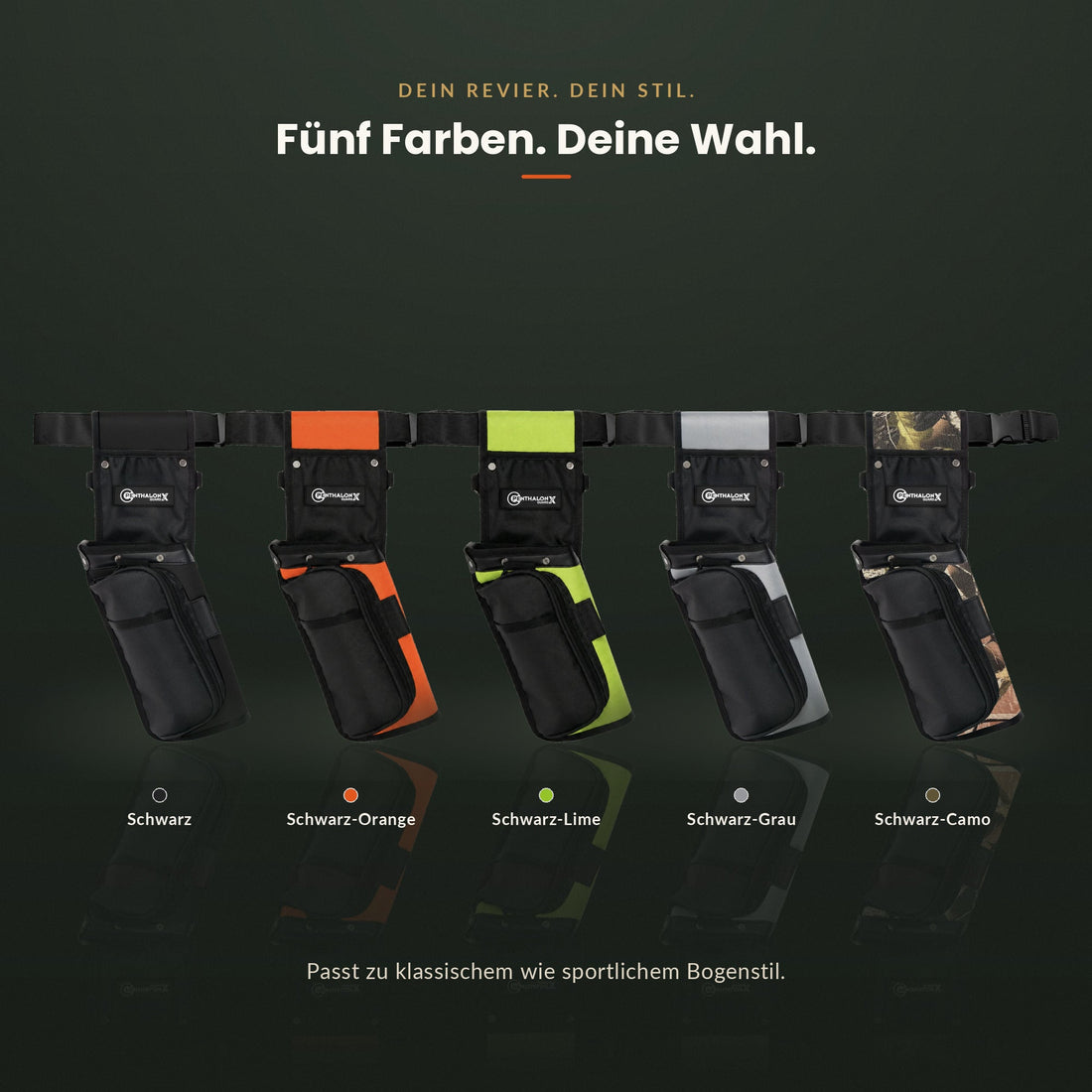 Neu im Regal: GuardX Holsterköcher in Orange & Lime
