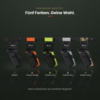 Neu im Regal: GuardX Holsterköcher in Orange & Lime