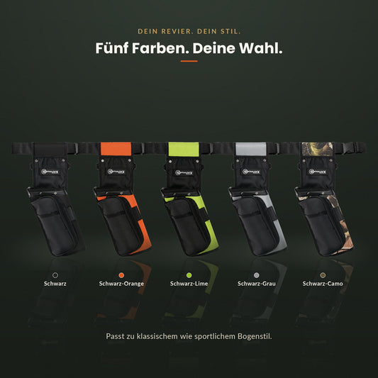 Neu im Regal: GuardX Holsterköcher in Orange & Lime