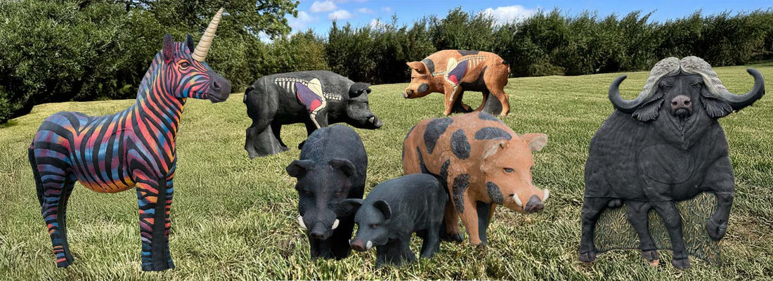 Neue Wildcrete 3D-Tiere im B2B-Shop & Neue Preise Schäfte und Pfeile