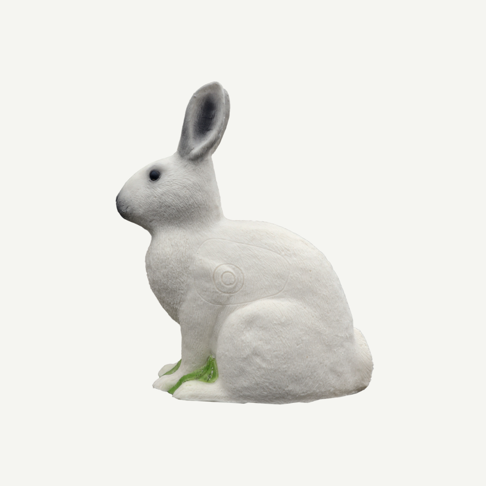 IBB 3D Tier Schneehase sitzend