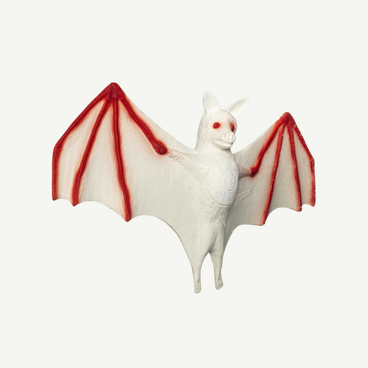 IBB 3D Target Flying albino Bat - snow white