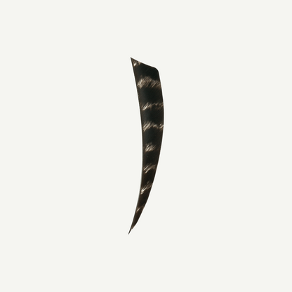 Feather RW Shield 4 inch natural barred