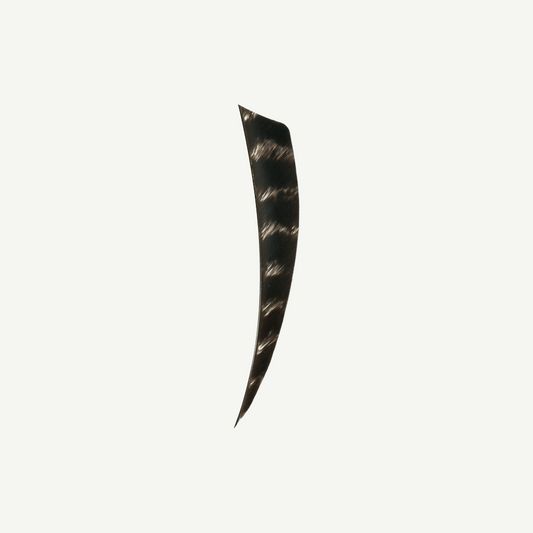 Feather RW Shield 4 inch natural barred