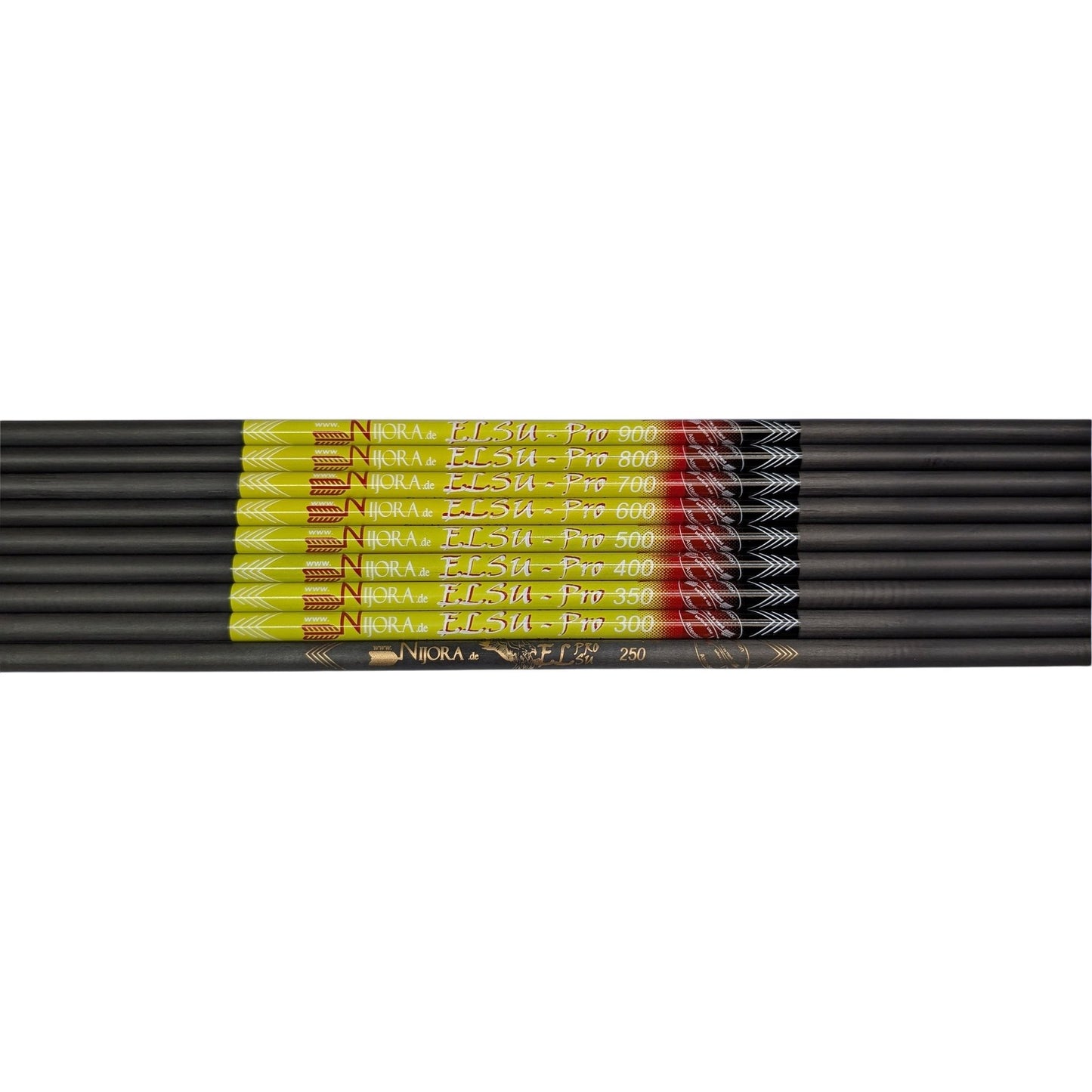 NIJORA Carbon Shafts Elsu Pro 250–900 Spine ID 5.20 mm