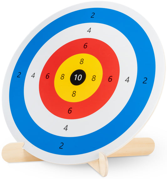BOWRILLA 40 cm Target – Wood & Acrylic, for Suction Cup Arrows
