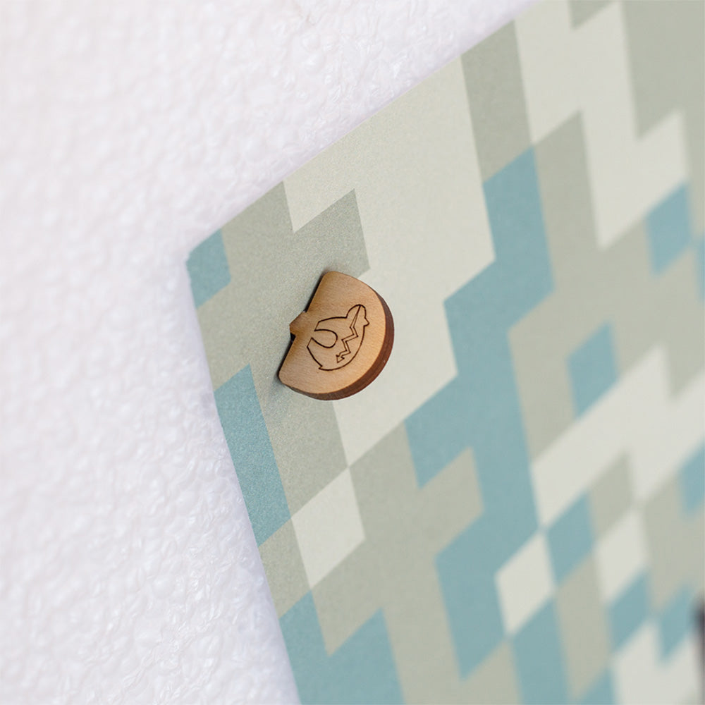 Wooden Target pin